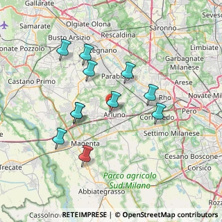 Mappa Via Benedetto Croce, 20010 Arluno MI, Italia (6.83182)
