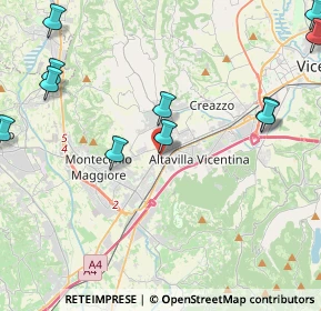 Mappa Viale Verona, 36077 Altavilla Vicentina VI, Italia (5.78167)