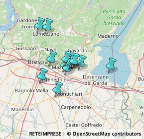 Mappa Via Bolognina, 25081 Bedizzole BS, Italia (8.66308)