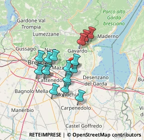 Mappa Via Bolognina, 25081 Bedizzole BS, Italia (10.5725)