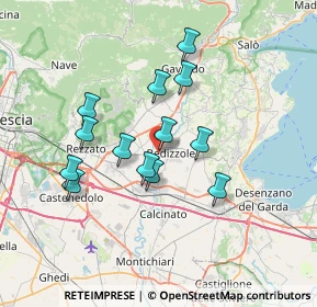 Mappa Via Bolognina, 25081 Bedizzole BS, Italia (6.03846)