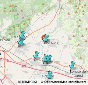 Mappa Via Bolognina, 25081 Bedizzole BS, Italia (5.51714)