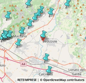 Mappa Via Bolognina, 25081 Bedizzole BS, Italia (5.564)