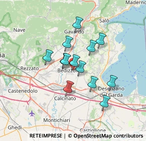 Mappa Via Cogozzo sotto, 25081 Bedizzole BS, Italia (5.19923)