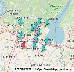 Mappa Via Cogozzo sotto, 25081 Bedizzole BS, Italia (10.15583)