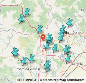 Mappa Via Pozzo, 10013 Borgofranco d'Ivrea TO, Italia (16.393)