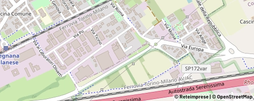 Mappa Pregnana Milanese