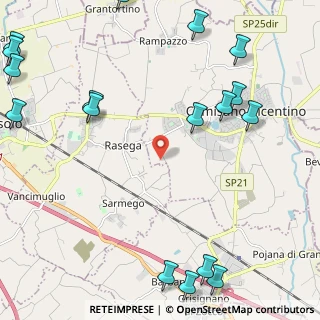 Mappa Via Sarmego, 36043 Camisano Vicentino VI, Italia (3.27882)