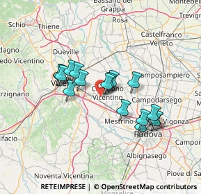 Mappa Via Sarmego, 36043 Camisano Vicentino VI, Italia (11.40706)