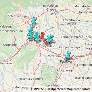 Mappa Via Sarmego, 36043 Camisano Vicentino VI, Italia (11.18091)