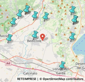 Mappa Via Mincio, 25081 Bedizzole BS, Italia (5.40462)