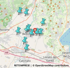 Mappa Via Mincio, 25081 Bedizzole BS, Italia (2.8)