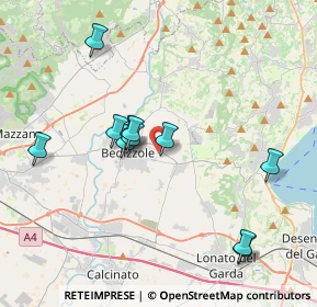 Mappa Via Mincio, 25081 Bedizzole BS, Italia (3.61091)