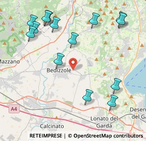 Mappa Via Mincio, 25081 Bedizzole BS, Italia (4.99857)