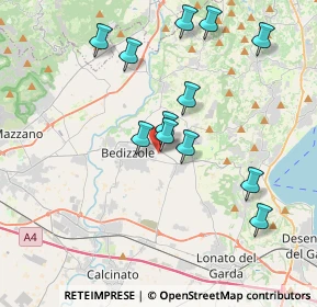 Mappa Via Mincio, 25081 Bedizzole BS, Italia (3.6875)