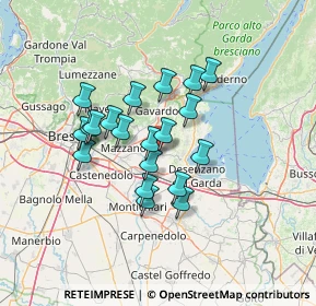 Mappa Via Mincio, 25081 Bedizzole BS, Italia (10.746)