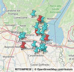 Mappa Via Mincio, 25081 Bedizzole BS, Italia (10.8105)