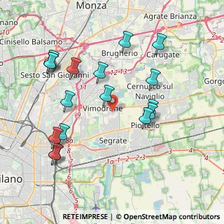 Mappa Largo Fratelli Cervi, 20090 Vimodrone MI, Italia (4.24118)