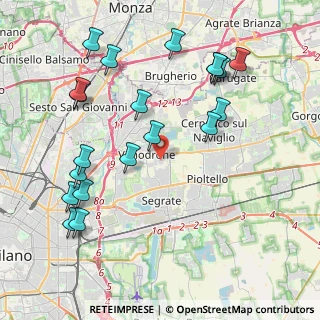 Mappa Largo Fratelli Cervi, 20090 Vimodrone MI, Italia (4.633)