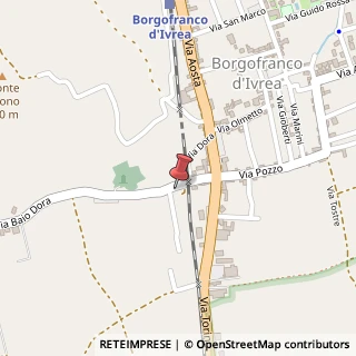 Mappa Via Dora, 1, 10013 Borgofranco d'Ivrea, Torino (Piemonte)