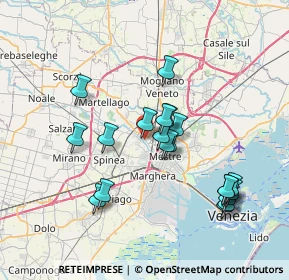 Mappa Via V.Carpaccio, 30174 Venezia VE, Italia (7.0205)