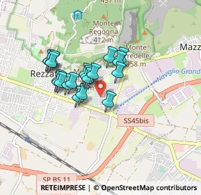 Mappa Via Bergamo, 25086 Rezzato BS, Italia (0.665)