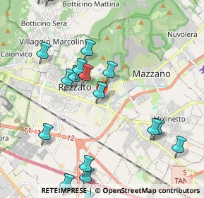 Mappa Via Bergamo, 25086 Rezzato BS, Italia (2.674)