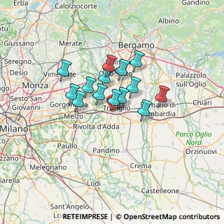 Mappa Via Aldo Moro, 24047 Treviglio BG, Italia (9.35071)