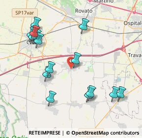 Mappa Via Monticelle, 25030 Castrezzato BS, Italia (4.36467)