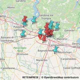 Mappa 25030 Brescia BS, Italia (11.228)