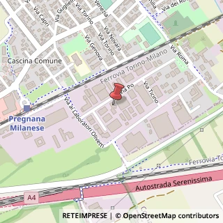 Mappa Via Po, 49, 20006 Pregnana Milanese, Milano (Lombardia)