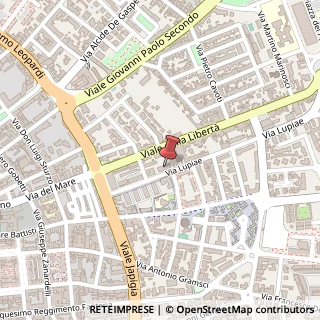 Mappa Via Lupiae, 18, 73100 Lecce, Lecce (Puglia)