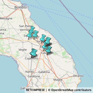 Mappa Via Cataldo Antonio Mannarino, 73100 Lecce LE, Italia (9.11214)