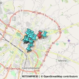 Mappa Via Cataldo Antonio Mannarino, 73100 Lecce LE, Italia (1.35053)
