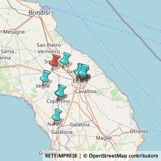 Mappa Viale Brindisi, 73100 Lecce LE, Italia (9.00636)