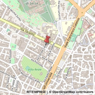 Mappa Via Casale Cerrate, 10, 73100 Lecce, Lecce (Puglia)