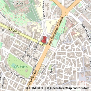 Mappa Via Taranto, 8, 73100 Lecce, Lecce (Puglia)