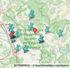 Mappa Via Frassineto, 85050 Paterno PZ, Italia (9.4795)