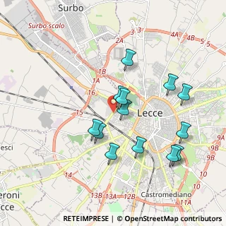 Mappa Viale della Repubblica, 73100 Lecce LE, Italia (1.90692)