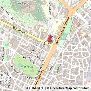 Mappa Via Taranto, 14, 73100 Lecce, Lecce (Puglia)