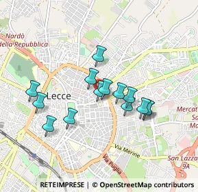 Mappa Via Don Luigi Sturzo, 73023 Lecce LE, Italia (0.81143)