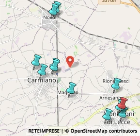 Mappa Località Cicala, 73041 Carmiano LE, Italia (2.83083)