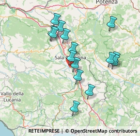 Mappa Via Lagno Secco, 84038 Sassano SA, Italia (14.87467)