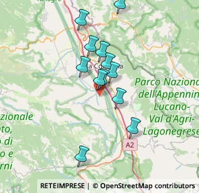 Mappa Via Lagno Secco, 84038 Sassano SA, Italia (6.3425)