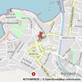 Mappa Via Piave, 45, 84043 Agropoli, Salerno (Campania)