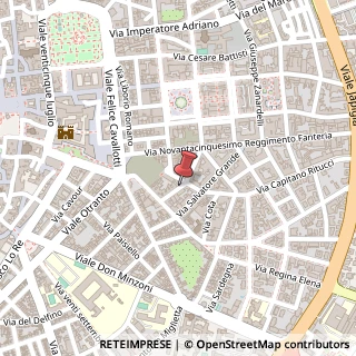 Mappa Via Bonaventura Mazzarella, 15, 73100 Lecce, Lecce (Puglia)