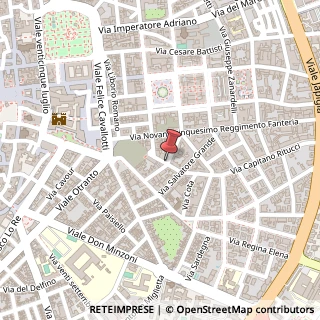 Mappa Via Nicolò Foscarini, 3, 73100 Lecce, Lecce (Puglia)
