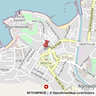 Mappa Via Piave, 32, 84043 Agropoli, Salerno (Campania)