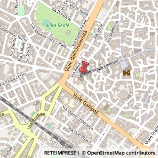 Mappa Via Giuseppe Libertini, 5, 73100 Lecce, Lecce (Puglia)
