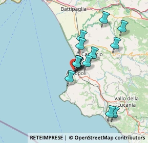 Mappa Via Riviera Franco Antonicelli, 84043 Agropoli SA, Italia (12.07)